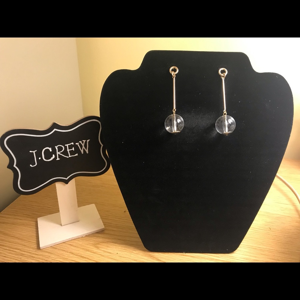 J. Crew tear drop earrings